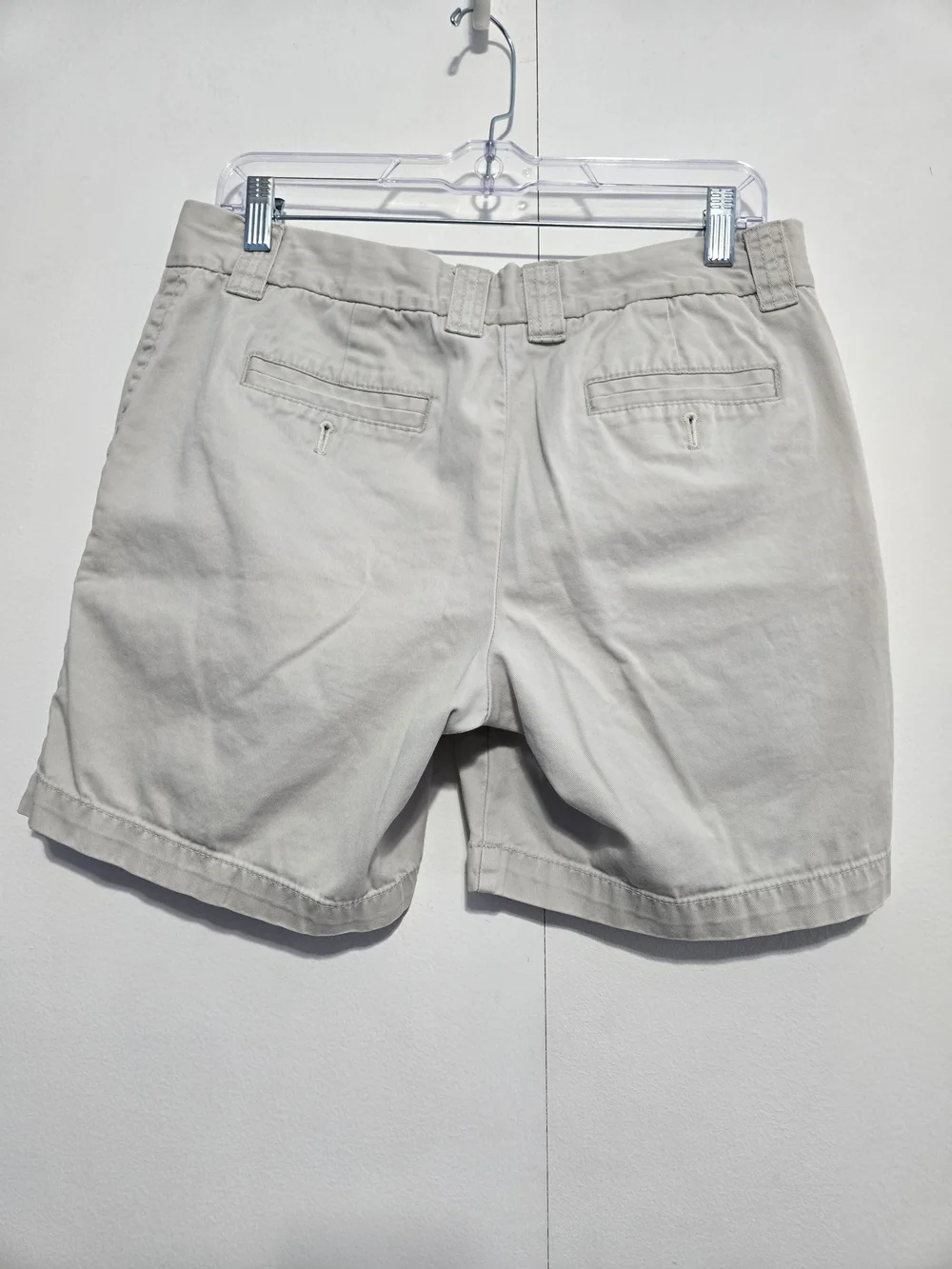 J.Crew Chino City Fit Khaki Shorts Women's 8 Classic Cotton Twill‎